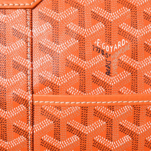 極美品 GOYARD ゴヤール ボストンバッグ バックボーイング45 オレンジ メンズ 総柄 中古 4a004158