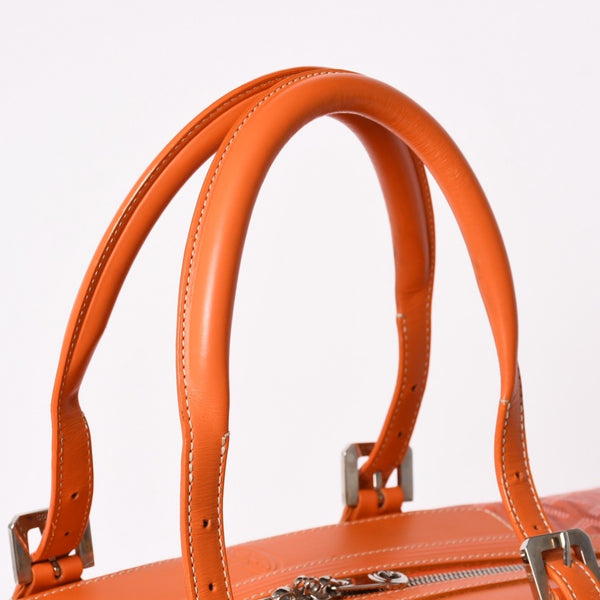 極美品 GOYARD ゴヤール ボストンバッグ バックボーイング45 オレンジ メンズ 総柄 中古 4a004158