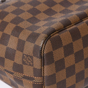 LOUIS VUITTON Neverfull PM Handbag N41359 Damier Ebene Canvas Brown MB2028 Gold Hardware Good Used 4a003939