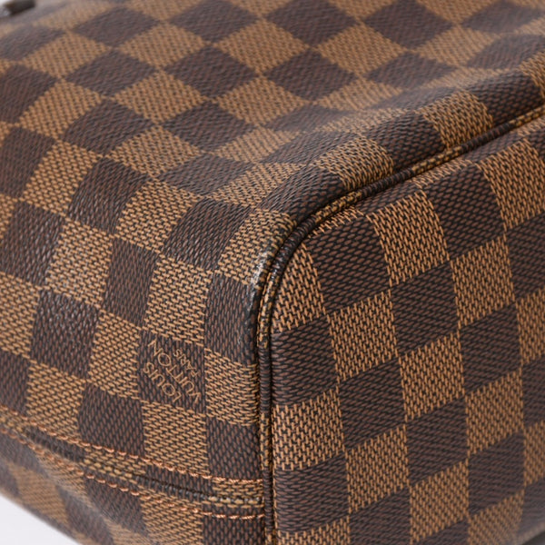 LOUIS VUITTON Neverfull PM Handbag N41359 Damier Ebene Canvas Brown MB2028 Gold Hardware Good Used 4a003939