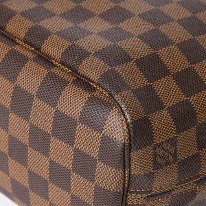 LOUIS VUITTON Neverfull PM Handbag N41359 Damier Ebene Canvas Brown MB2028 Gold Hardware Good Used 4a003939