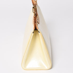 LOUIS VUITTON Monogram Vernis Roxbury Drive Handbag Shoulder Bag M91374 Patent Leather SR0077 Perle Gold Hardware 2way Good Condition Used 4a003925