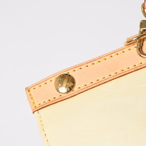LOUIS VUITTON Monogram Vernis Roxbury Drive Handbag Shoulder Bag M91374 Patent Leather SR0077 Perle Gold Hardware 2way Good Condition Used 4a003925