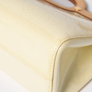 LOUIS VUITTON Monogram Vernis Roxbury Drive Handbag Shoulder Bag M91374 Patent Leather SR0077 Perle Gold Hardware 2way Good Condition Used 4a003925