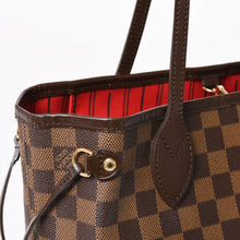 画像をギャラリービューアに読み込む, LOUIS VUITTON ルイヴィトン ネヴァーフルPM ハンドバッグ N41359 ダミエエベヌキャンバス ブラウン MB2028 ゴールド金具 良品 中古 4a003939