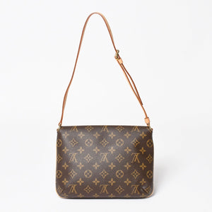 Very good condition LOUIS VUITTON Musette Tango shoulder bag M51257 Monogram canvas SP1011 Brown Gold hardware Used 4a003912