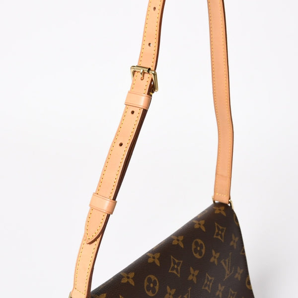 Very good condition LOUIS VUITTON Musette Tango shoulder bag M51257 Monogram canvas SP1011 Brown Gold hardware Used 4a003912