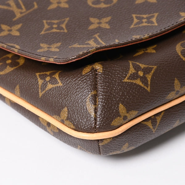 Very good condition LOUIS VUITTON Musette Tango shoulder bag M51257 Monogram canvas SP1011 Brown Gold hardware Used 4a003912