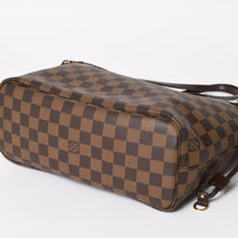 画像をギャラリービューアに読み込む, LOUIS VUITTON ルイヴィトン ネヴァーフルPM ハンドバッグ N41359 ダミエエベヌキャンバス ブラウン MB2028 ゴールド金具 良品 中古 4a003939