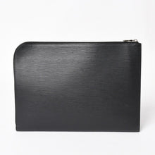 画像をギャラリービューアに読み込む, LOUIS VUITTON ルイヴィトン ポシェットジュールGM クラッチバッグ M63519 セカンドバッグ エピレザー TN4197 ブラック シルバー金具 美品 中古 4a003943