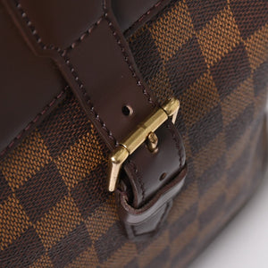 LOUIS VUITTON Damier Soho Rucksack Daypack N51132 Brown PVC Leather Good Condition Used 4a003924