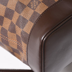 LOUIS VUITTON Damier Soho Rucksack Daypack N51132 Brown PVC Leather Good Condition Used 4a003924