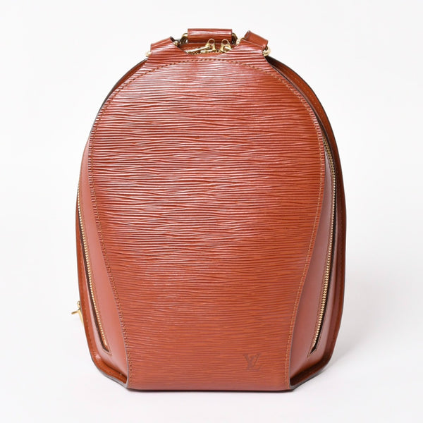 LOUIS VUITTON ルイヴィトン エピ M52233 マビヨン ケニアブラウン バックパック ブラウン ゴールド金具 美品 中古 4a003945