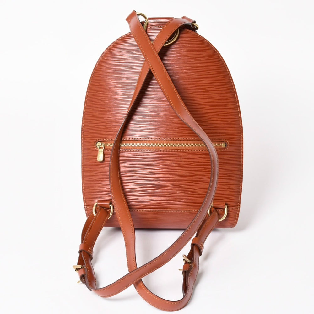 LOUIS VUITTON Epi M52233 Mabillon Kenya Brown Backpack Brown Gold Hardware Good Condition Used 4a003945
