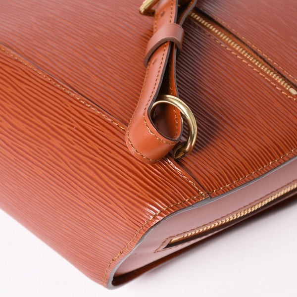 LOUIS VUITTON ルイヴィトン エピ M52233 マビヨン ケニアブラウン バックパック ブラウン ゴールド金具 美品 中古 4a003945