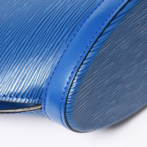 LOUIS VUITTON Handbag Tote Bag Saint-Jacques M52275 Epi Leather Blue Gold Hardware VI 0963 Good Condition Used 4a003946