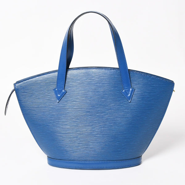 LOUIS VUITTON Handbag Tote Bag Saint-Jacques M52275 Epi Leather Blue Gold Hardware VI 0963 Good Condition Used 4a003946