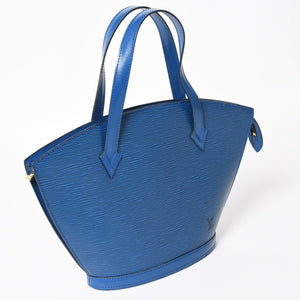 LOUIS VUITTON Handbag Tote Bag Saint-Jacques M52275 Epi Leather Blue Gold Hardware VI 0963 Good Condition Used 4a003946