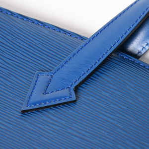 LOUIS VUITTON Handbag Tote Bag Saint-Jacques M52275 Epi Leather Blue Gold Hardware VI 0963 Good Condition Used 4a003946