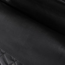 Load image into Gallery viewer, CHANEL シャネル マトラッセ25 Wフラップ Wチェーンショルダーバッグ 19番台 ラムスキン ココマーク ブラック シルバー金具 美品 中古 4a003961