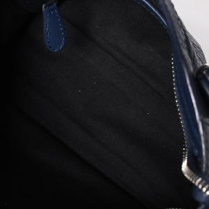 極美品 BALENCIAGA バレンシアガ CLASSIC MINI CITY 519938 ミニシティ 2WAY ハンドバッグ ネイビー 中古 4a003979