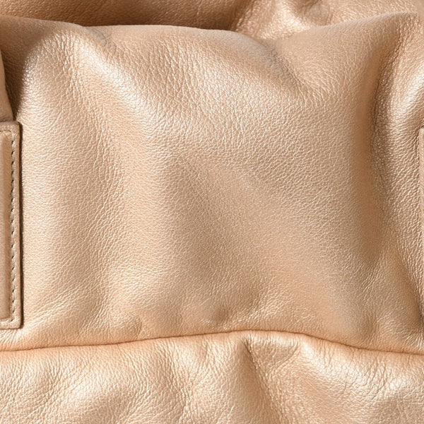 CHANEL シャネル コココクーン MM トートバッグ A48611 13番台 ココマーク ラムスキン ゴールド 美品 中古 4a003918