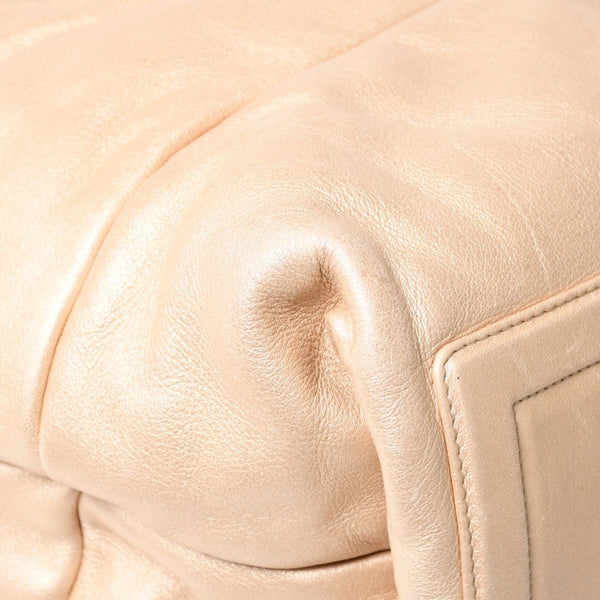 CHANEL シャネル コココクーン MM トートバッグ A48611 13番台 ココマーク ラムスキン ゴールド 美品 中古 4a003918