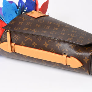 Like new LOUIS VUITTON 22FW Flower Bouquet Shoulder Bag M81618 Monogram Brown Virgil Abloh Used 4a004274