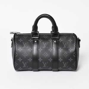Like new LOUIS VUITTON Keepall Bandouliere 25 Shoulder Bag Handbag Monogram Reverse M46271 Used 4a003967