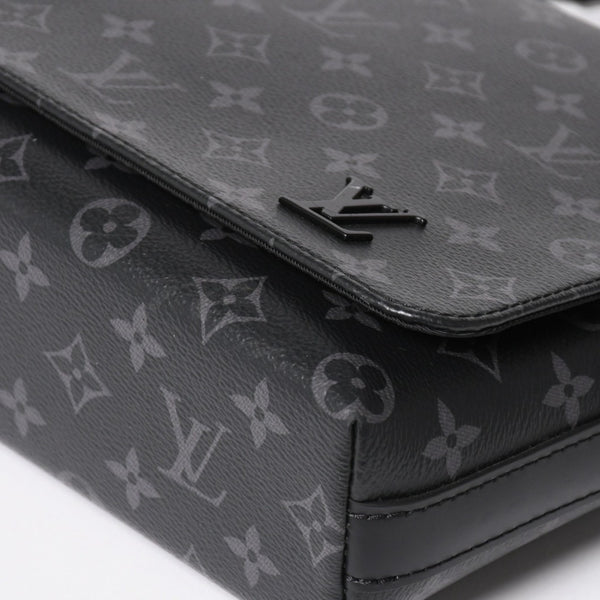 LOUIS VUITTON Shoulder Bag M44000 District NM Monogram Eclipse Black RFID Good Condition Used 4a003922