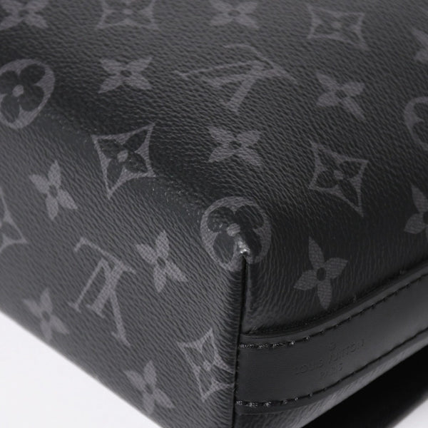 LOUIS VUITTON Shoulder Bag M44000 District NM Monogram Eclipse Black RFID Good Condition Used 4a003922