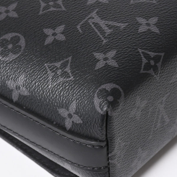 LOUIS VUITTON Shoulder Bag M44000 District NM Monogram Eclipse Black RFID Good Condition Used 4a003922