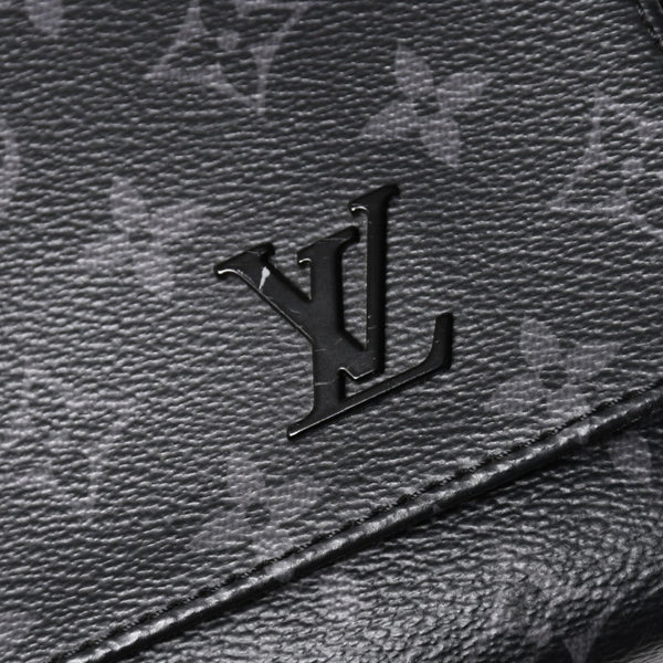 LOUIS VUITTON Shoulder Bag M44000 District NM Monogram Eclipse Black RFID Good Condition Used 4a003922