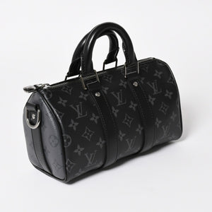 Like new LOUIS VUITTON Keepall Bandouliere 25 Shoulder Bag Handbag Monogram Reverse M46271 Used 4a003967