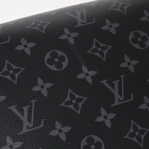 LOUIS VUITTON Shoulder Bag M44000 District NM Monogram Eclipse Black RFID Good Condition Used 4a003922