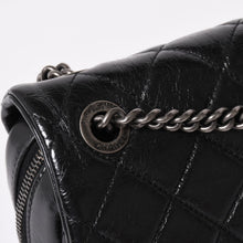 画像をギャラリービューアに読み込む, 極美品 CHANEL シャネル Sフラップ Wチェーンショルダーバッグ 19番台 ココマーク ヴィンテージカーフスキン ブラック 中古 4a003951