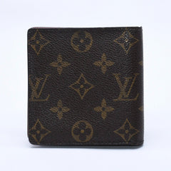 LOUIS VUITTON ルイヴィトン ポルト ビエ カルト クレディ モネ 二つ折り財布 M61665 モノグラム ブラウン 美品 中古 4a003969