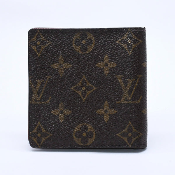 LOUIS VUITTON ルイヴィトン ポルト ビエ カルト クレディ モネ 二つ折り財布 M61665 モノグラム ブラウン 美品 中古 4a003969