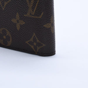 LOUIS VUITTON ルイヴィトン ポルト ビエ カルト クレディ モネ 二つ折り財布 M61665 モノグラム ブラウン 美品 中古 4a003969