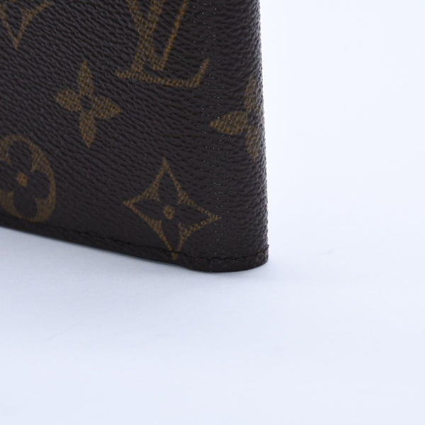 LOUIS VUITTON ルイヴィトン ポルト ビエ カルト クレディ モネ 二つ折り財布 M61665 モノグラム ブラウン 美品 中古 4a003969