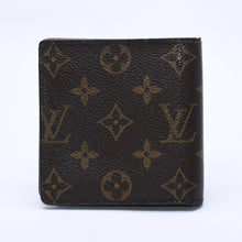 画像をギャラリービューアに読み込む, LOUIS VUITTON ルイヴィトン ポルト ビエ カルト クレディ モネ 二つ折り財布 M61665 モノグラム ブラウン 美品 中古 4a003969
