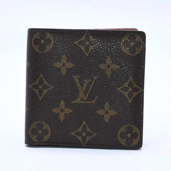 LOUIS VUITTON ルイヴィトン ポルト ビエ カルト クレディ モネ 二つ折り財布 M61665 モノグラム ブラウン 美品 中古 4a003969