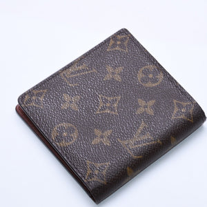 LOUIS VUITTON ルイヴィトン ポルト ビエ カルト クレディ モネ 二つ折り財布 M61665 モノグラム ブラウン 美品 中古 4a003969