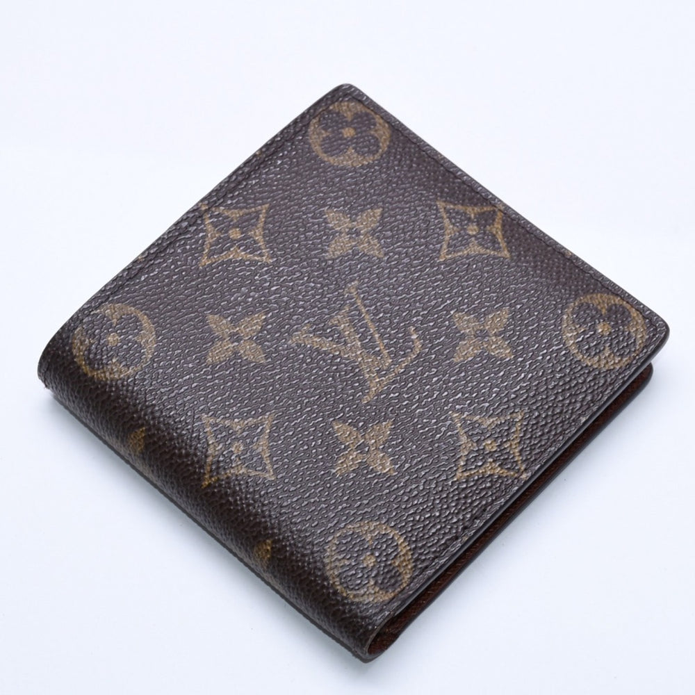LOUIS VUITTON ルイヴィトン ポルト ビエ カルト クレディ モネ 二つ折り財布 M61665 モノグラム ブラウン 美品 中古 4a003969