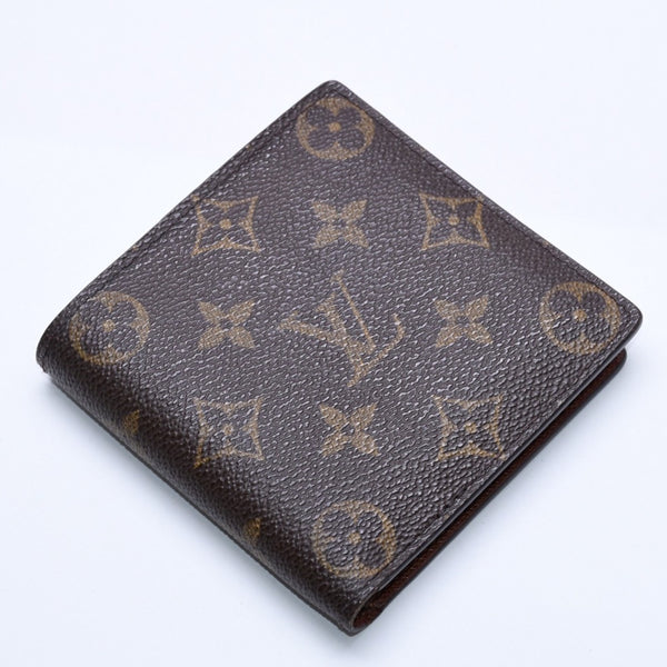 LOUIS VUITTON ルイヴィトン ポルト ビエ カルト クレディ モネ 二つ折り財布 M61665 モノグラム ブラウン 美品 中古 4a003969