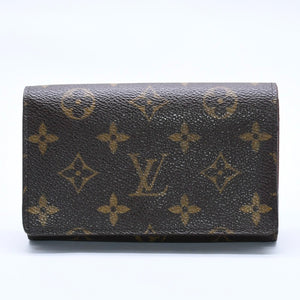 Like new LOUIS VUITTON Portomone Bier Tresor Bifold Wallet M61730 Monogram Canvas Brown Used 4a003970