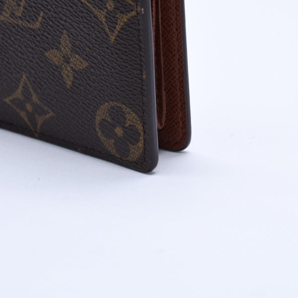 LOUIS VUITTON ルイヴィトン ポルト ビエ カルト クレディ モネ 二つ折り財布 M61665 モノグラム ブラウン 美品 中古 4a003969