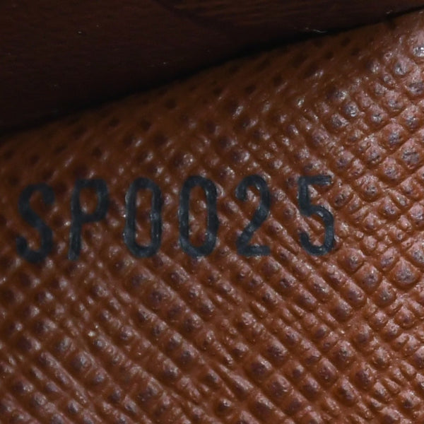 Like new LOUIS VUITTON Portomone Bier Tresor Bifold Wallet M61730 Monogram Canvas Brown Used 4a003970