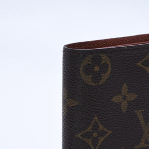 LOUIS VUITTON ルイヴィトン ポルト ビエ カルト クレディ モネ 二つ折り財布 M61665 モノグラム ブラウン 美品 中古 4a003969