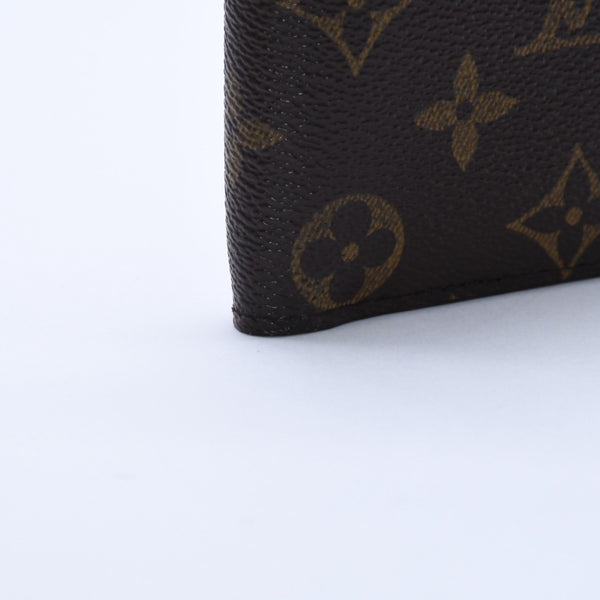 LOUIS VUITTON ルイヴィトン ポルト ビエ カルト クレディ モネ 二つ折り財布 M61665 モノグラム ブラウン 美品 中古 4a003969